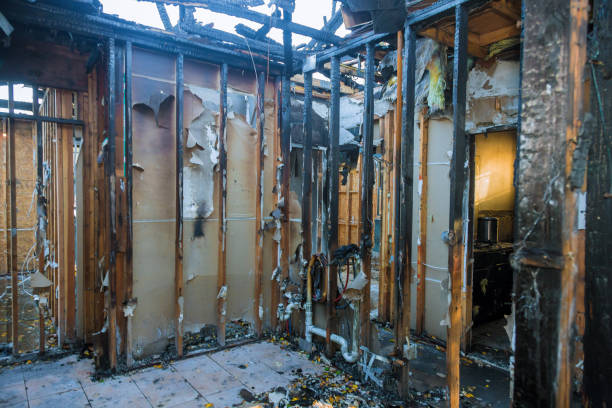 Professional Fire Damage Assessment technician working in Bowie, MD